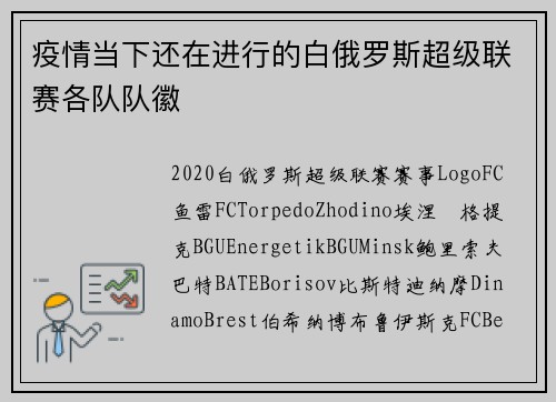 疫情当下还在进行的白俄罗斯超级联赛各队队徽